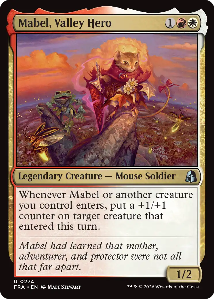 Mabel, Valley Hero [Reality Fracture] | Tabernacle Games