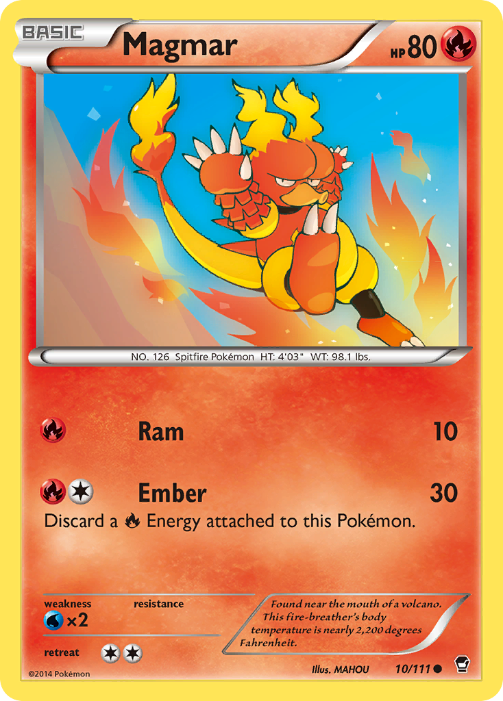 Magmar (10/111) [XY: Furious Fists] | Tabernacle Games