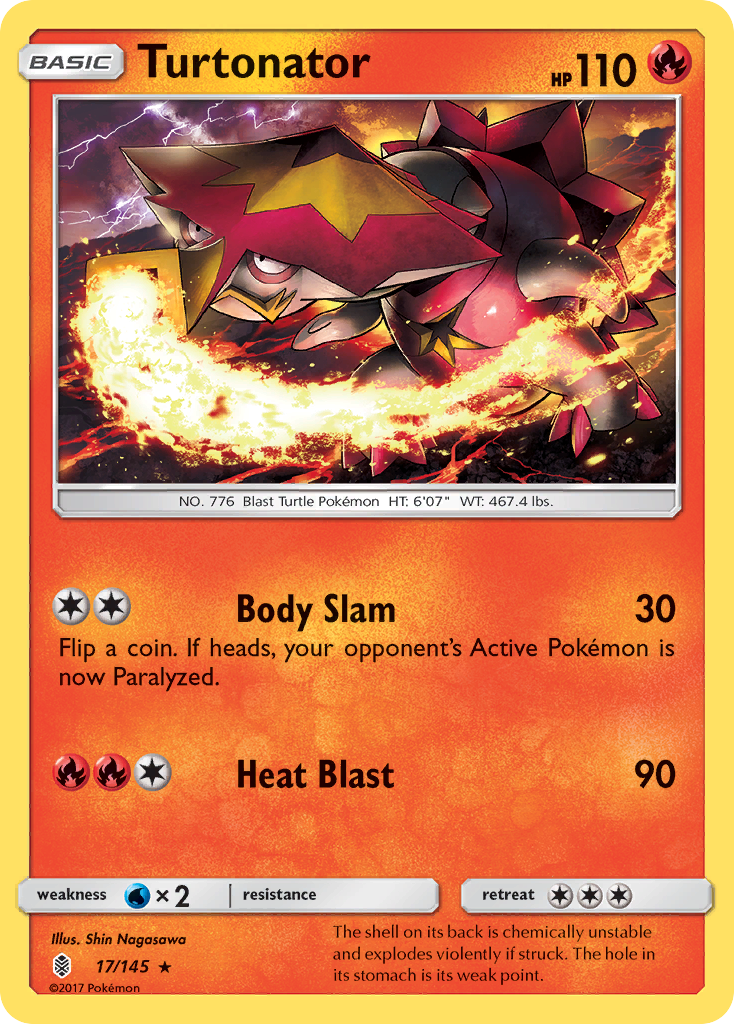 Turtonator (17/145) [Sun & Moon: Guardians Rising] | Tabernacle Games