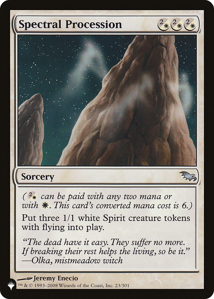 Spectral Procession [The List] | Tabernacle Games