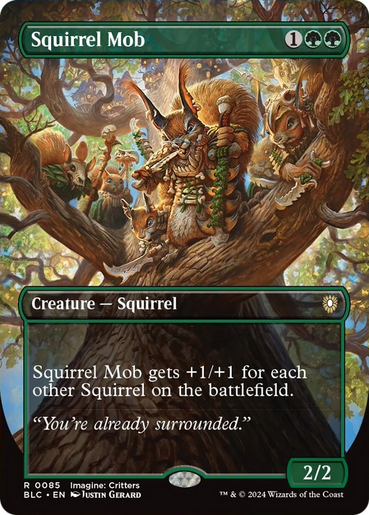 Squirrel Mob (Borderless) [Bloomburrow Commander] | Tabernacle Games