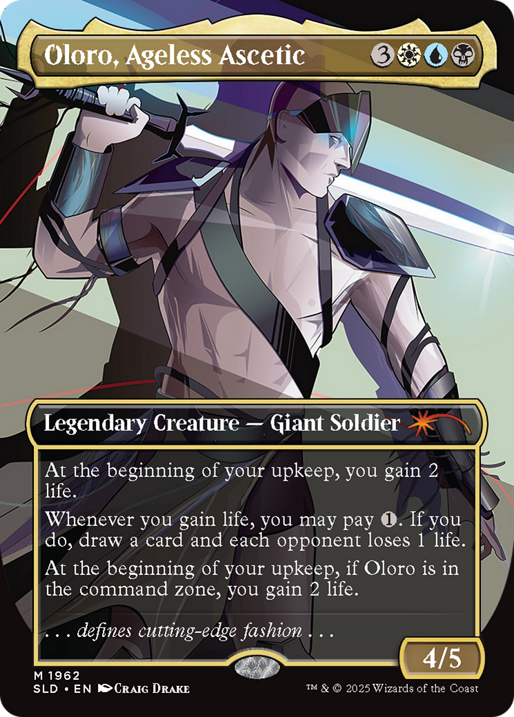 Oloro, Ageless Ascetic (Rainbow Foil) [Secret Lair Drop Series] | Tabernacle Games