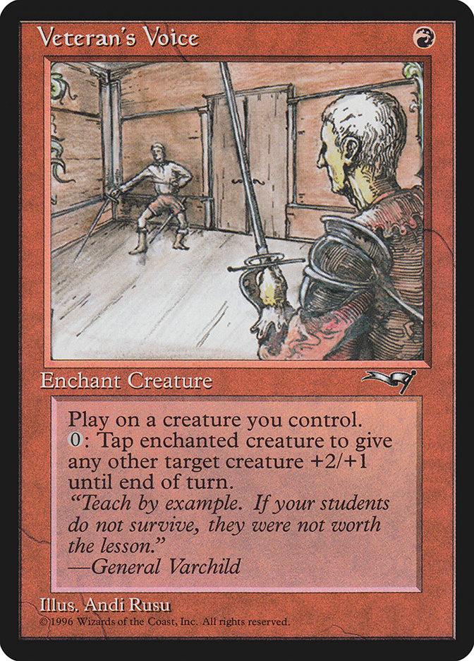 Veteran's Voice (Double Doors) [Alliances] | Tabernacle Games