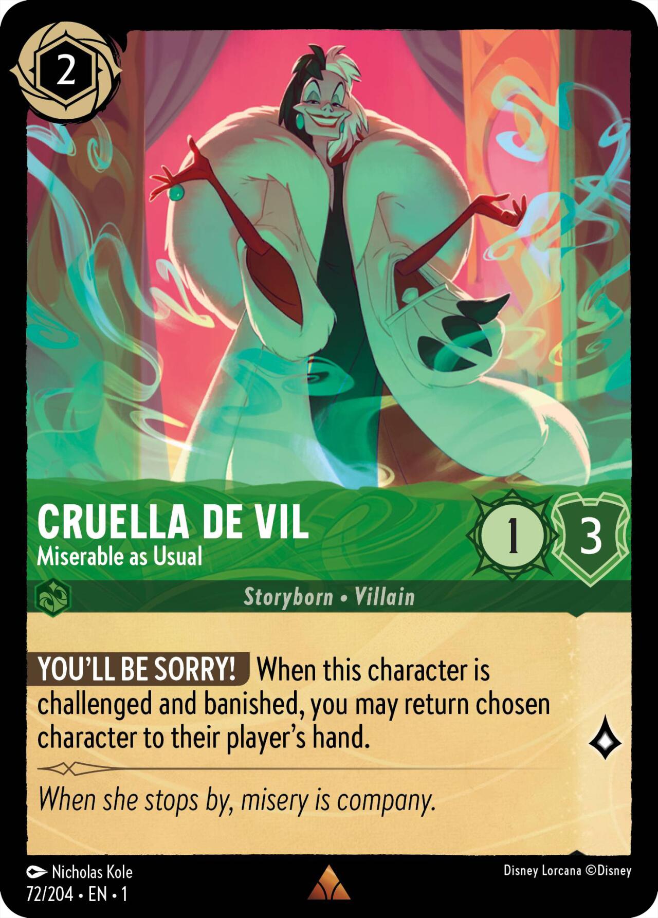 Cruella de Vil - Miserable as Usual (72/204) [The First Chapter] | Tabernacle Games