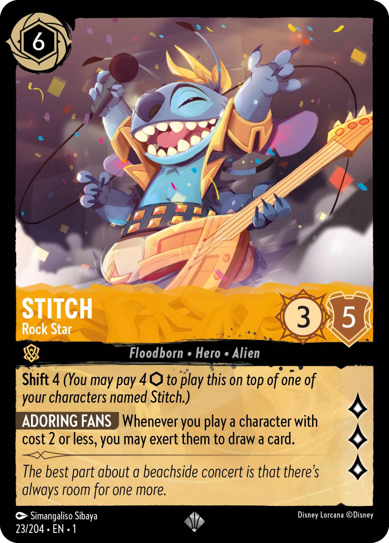 Stitch - Rock Star (23/204) [The First Chapter] | Tabernacle Games