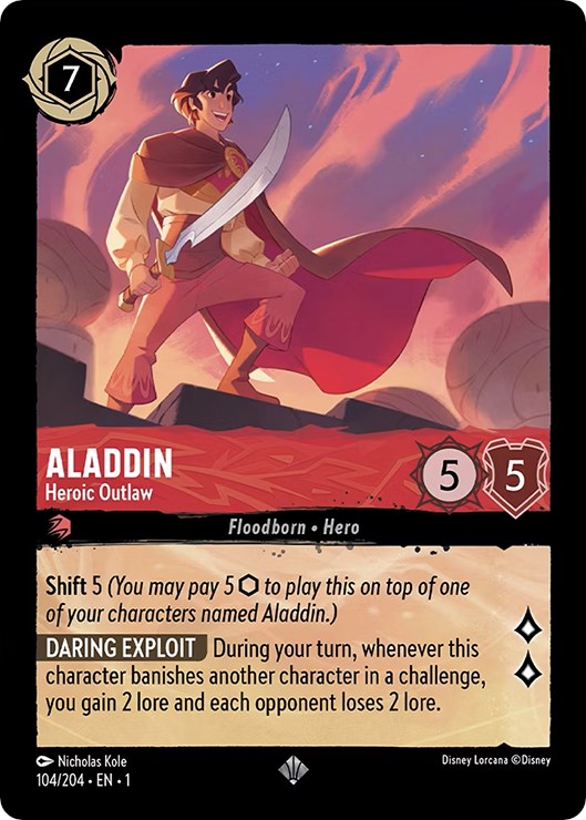 Aladdin - Heroic Outlaw (104/204) [The First Chapter] | Tabernacle Games