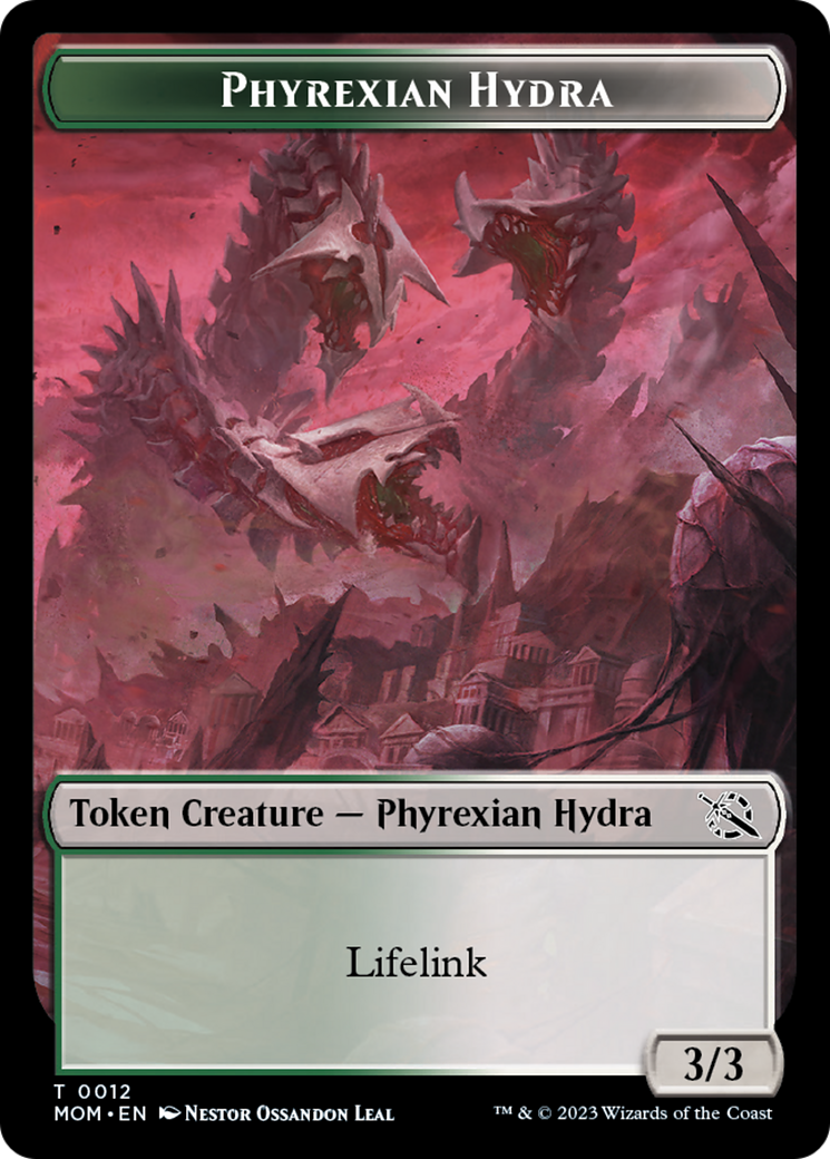 Phyrexian Hydra Token (12) [March of the Machine Tokens] | Tabernacle Games