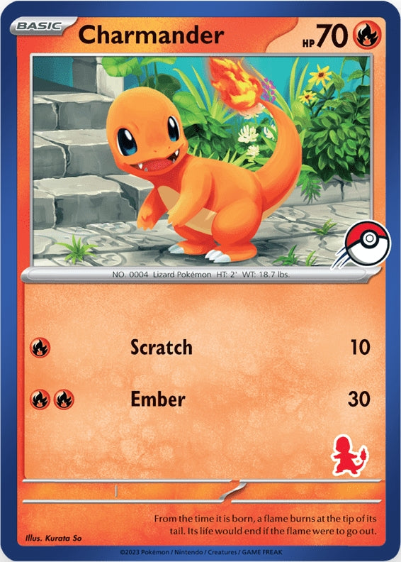 Charmander (Blue Border) [My First Battle] | Tabernacle Games