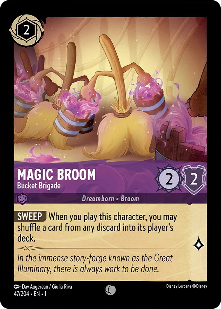 Magic Broom - Bucket Brigade (47/204) [The First Chapter] | Tabernacle Games
