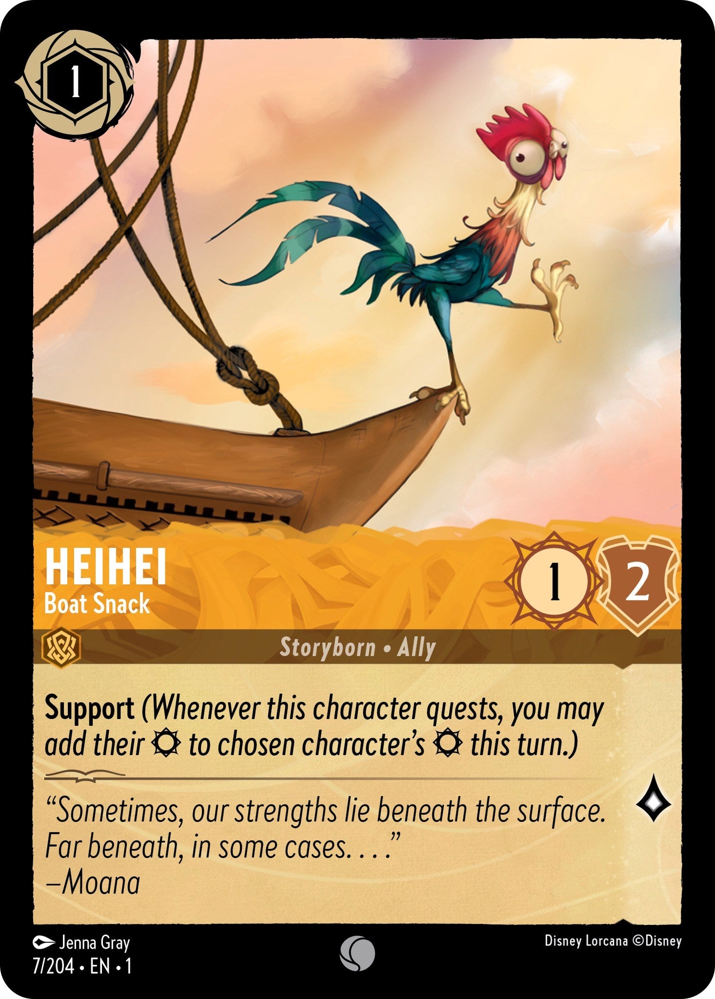 Heihei - Boat Snack (7/204) [The First Chapter] | Tabernacle Games