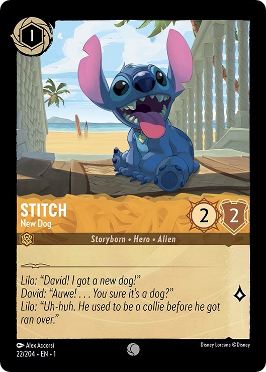 Stitch - New Dog (22/204) [The First Chapter] | Tabernacle Games