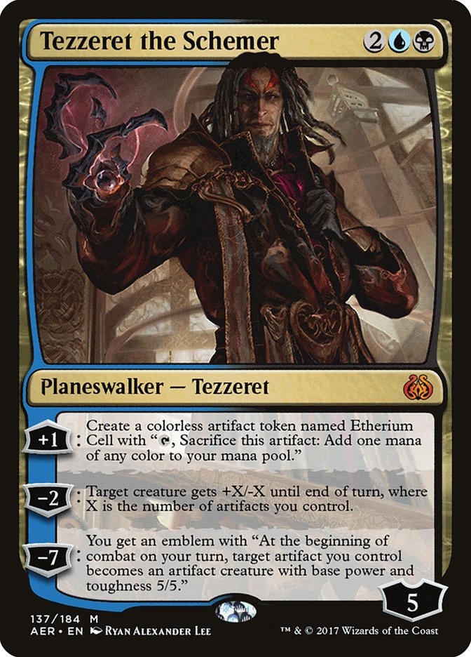 Tezzeret the Schemer [Aether Revolt] | Tabernacle Games