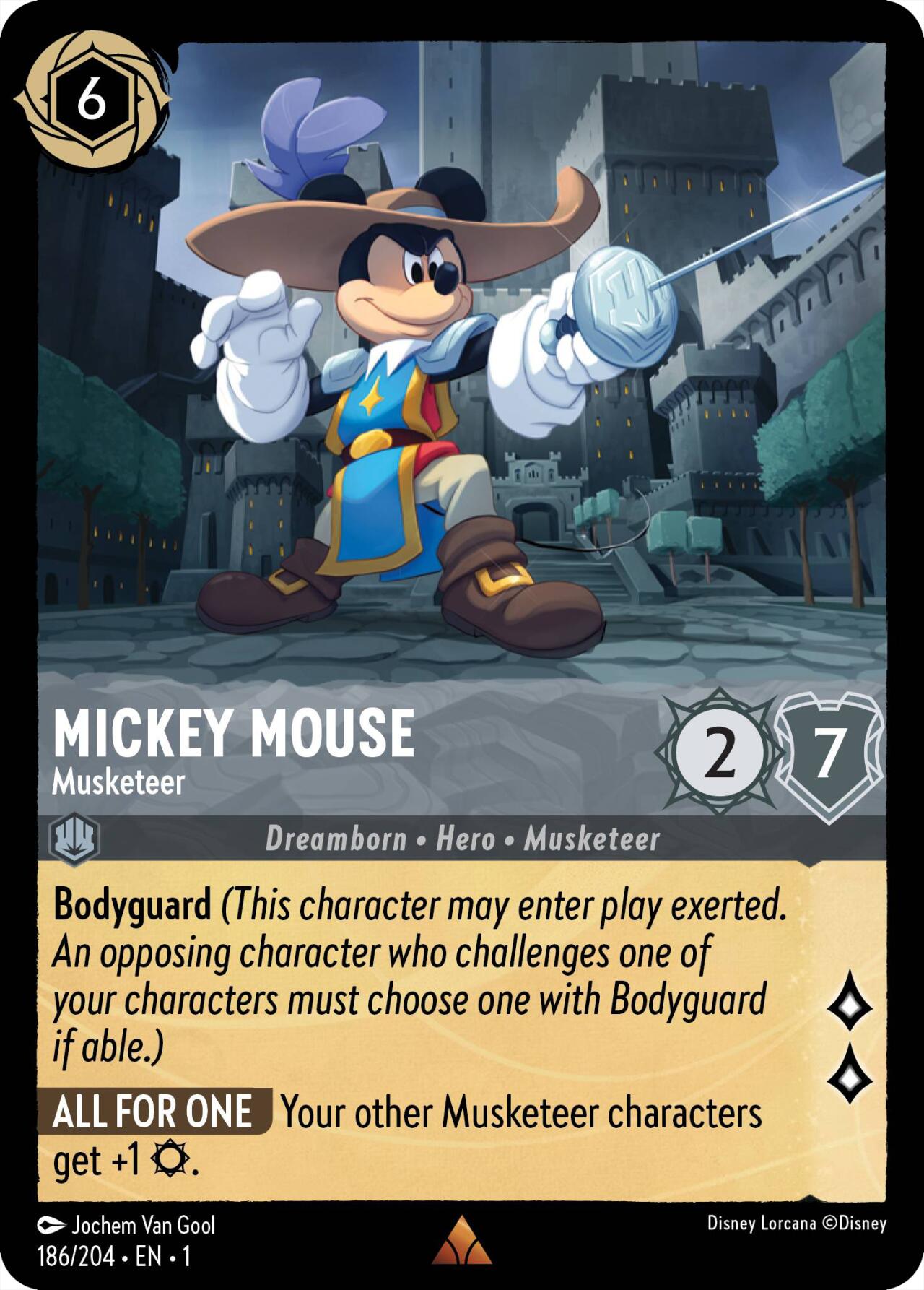 Mickey Mouse - Musketeer (186/204) [The First Chapter] | Tabernacle Games