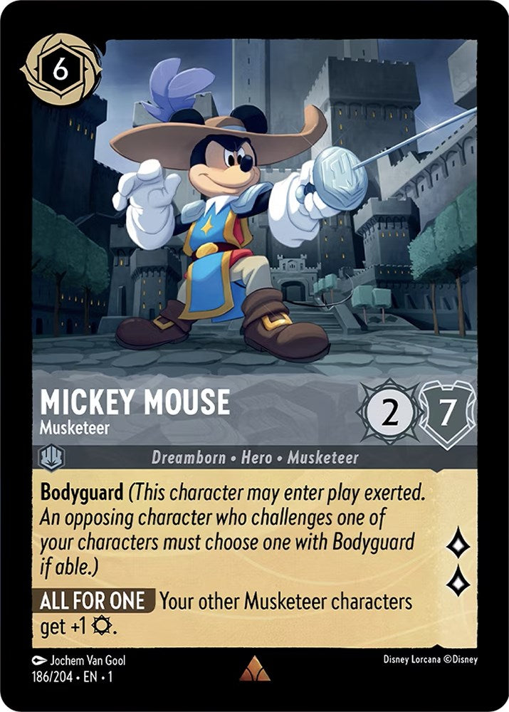 Mickey Mouse - Musketeer (186/204) [The First Chapter] | Tabernacle Games