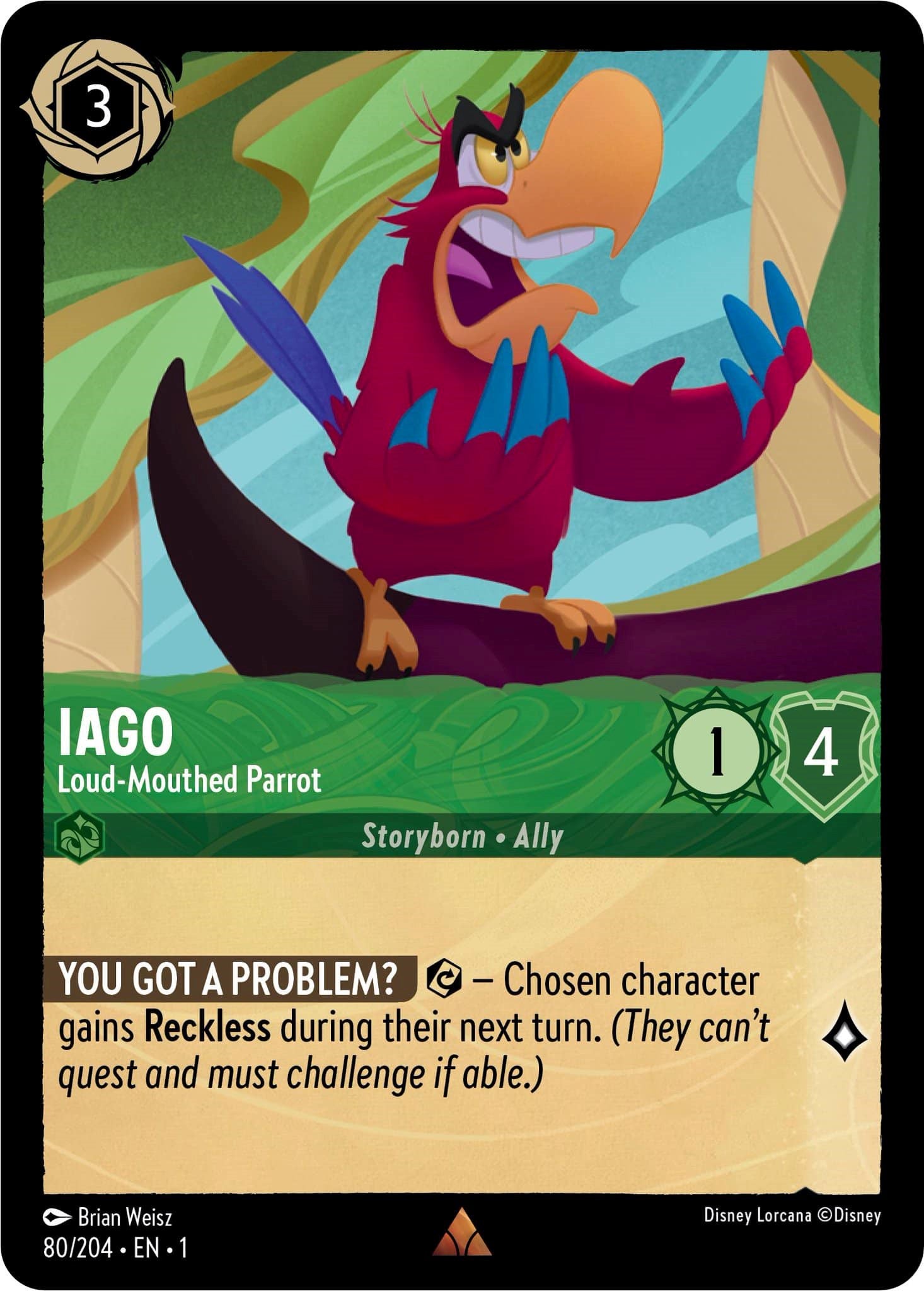 Iago - Loud-Mouthed Parrot (80/204) [The First Chapter] | Tabernacle Games