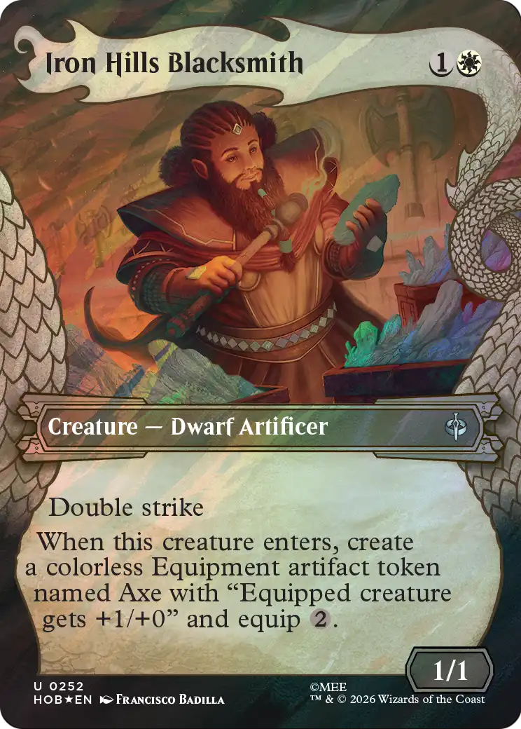 Iron Hills Blacksmith (Showcase) (Surge Foil) [The Hobbit] | Tabernacle Games