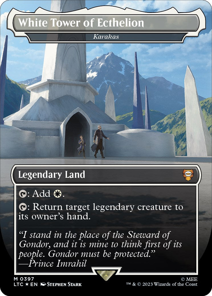 White Tower of Ecthelion - Karakas (Surge Foil Realms and Relics) [The Lord of the Rings: Tales of Middle-Earth Commander] | Tabernacle Games