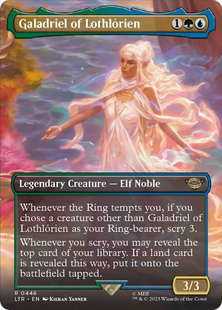 Galadriel of Lothlorien (Borderless Alternate Art) [The Lord of the Rings: Tales of Middle-Earth] | Tabernacle Games