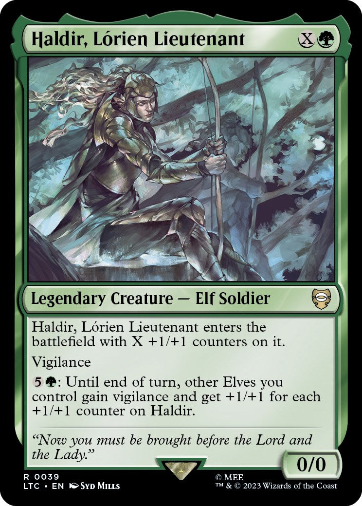 Haldir, Lorien Lieutenant [The Lord of the Rings: Tales of Middle-Earth Commander] | Tabernacle Games