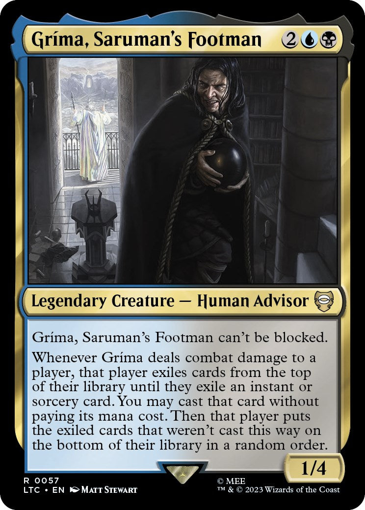 Grima, Saruman's Footman [The Lord of the Rings: Tales of Middle-Earth Commander] | Tabernacle Games