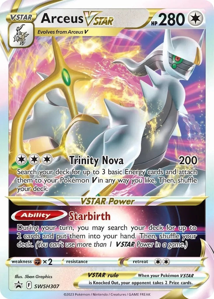 Arceus VSTAR (SWSH307) [Sword & Shield: Black Star Promos] | Tabernacle Games