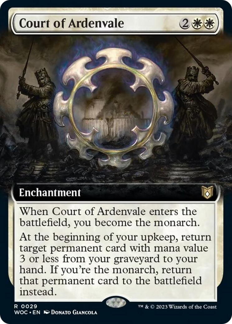 Court of Ardenvale (Extended Art) [Wilds of Eldraine Commander] | Tabernacle Games