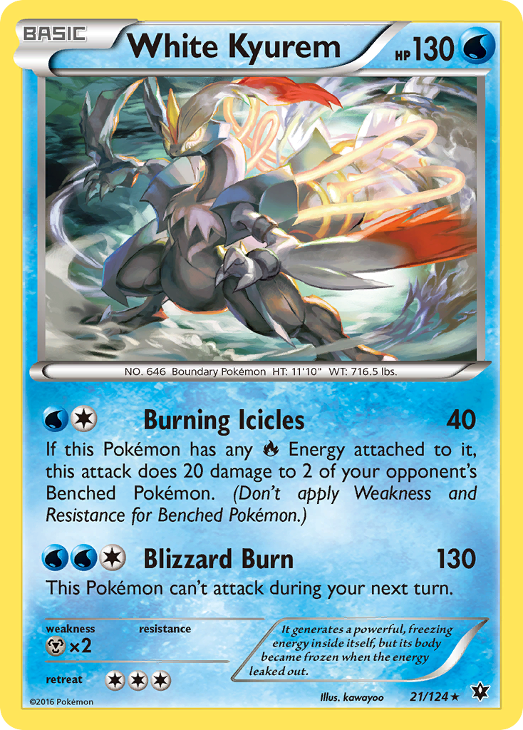White Kyurem (21/124) [XY: Fates Collide] | Tabernacle Games