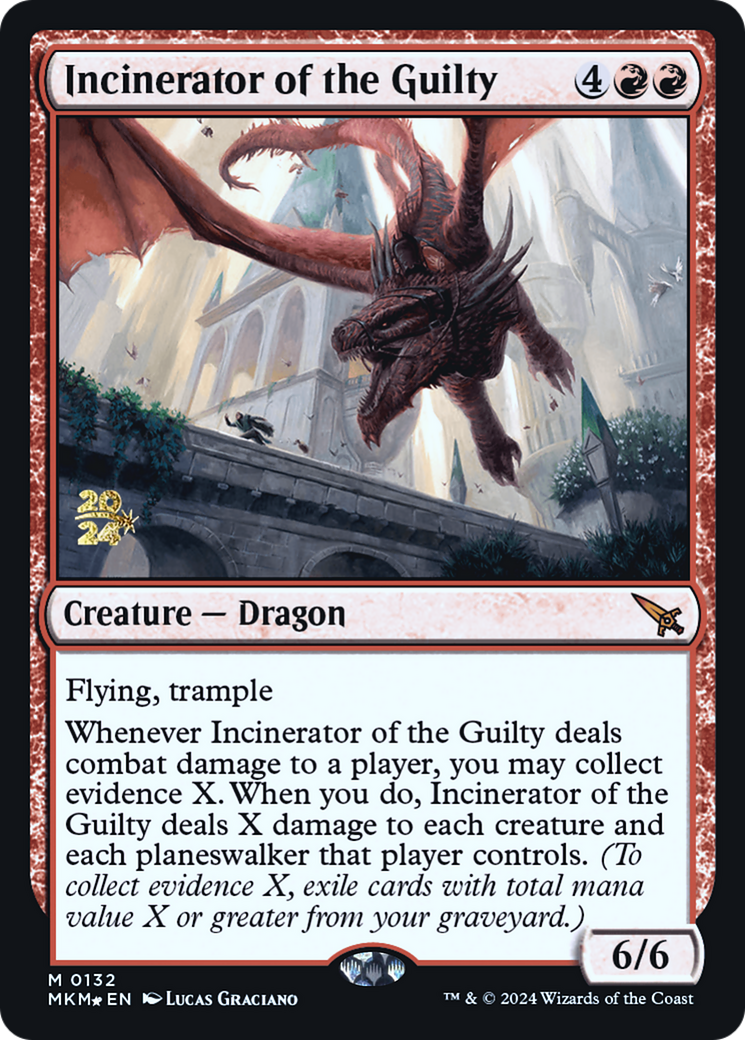 Incinerator of the Guilty [Murders at Karlov Manor Prerelease Promos] | Tabernacle Games