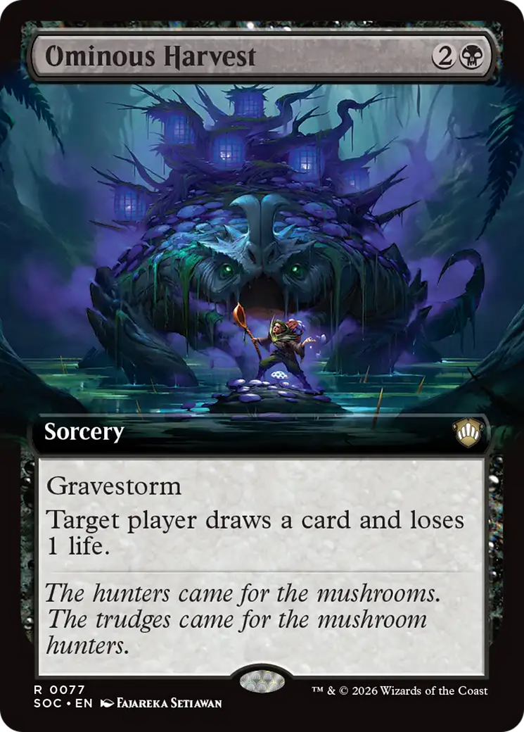 Ominous Harvest (Extended Art) [Secrets of Strixhaven Commander] | Tabernacle Games