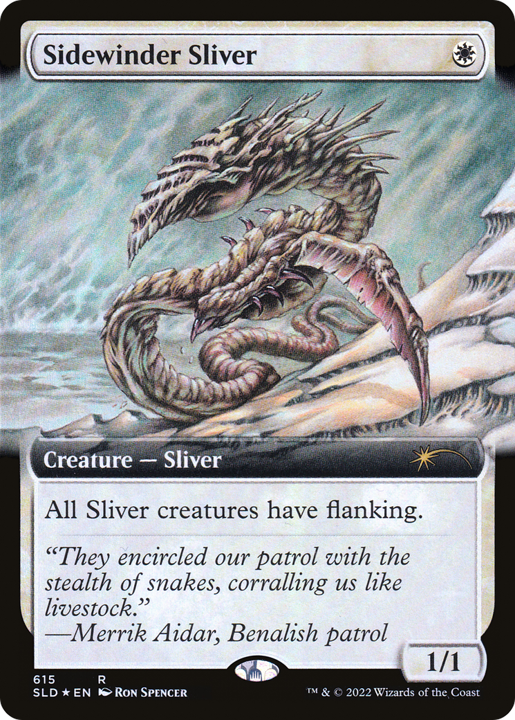 Sidewinder Sliver (Extended Art) [Secret Lair Drop Promos] | Tabernacle Games