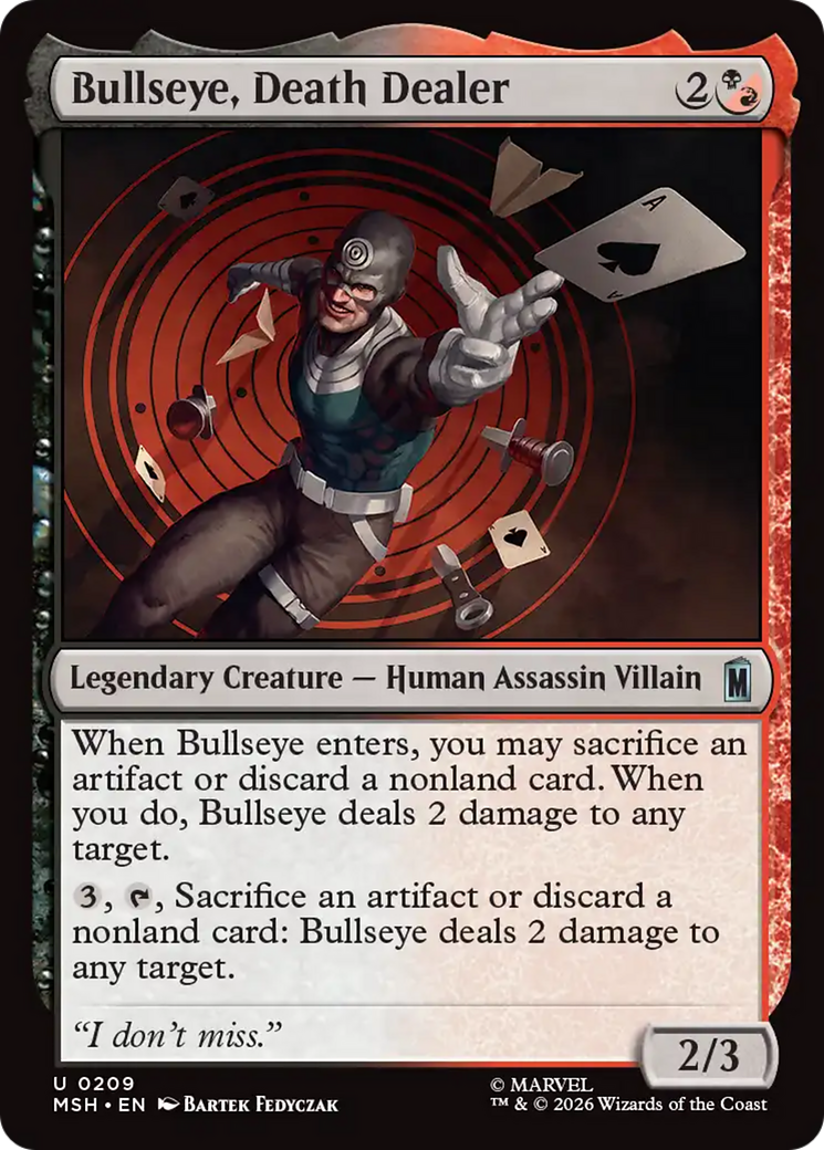 Bullseye, Death Dealer [Marvel Super Heroes] | Tabernacle Games