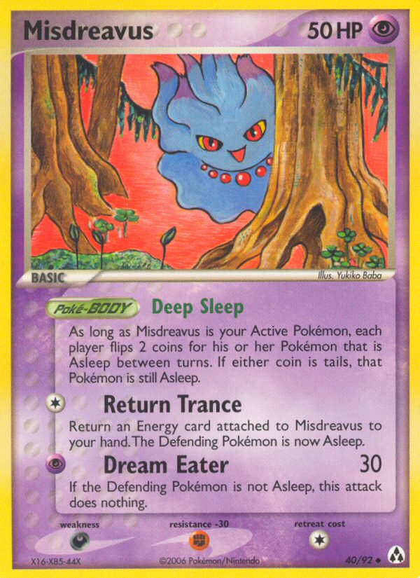 Misdreavus (40/92) [EX: Legend Maker] | Tabernacle Games