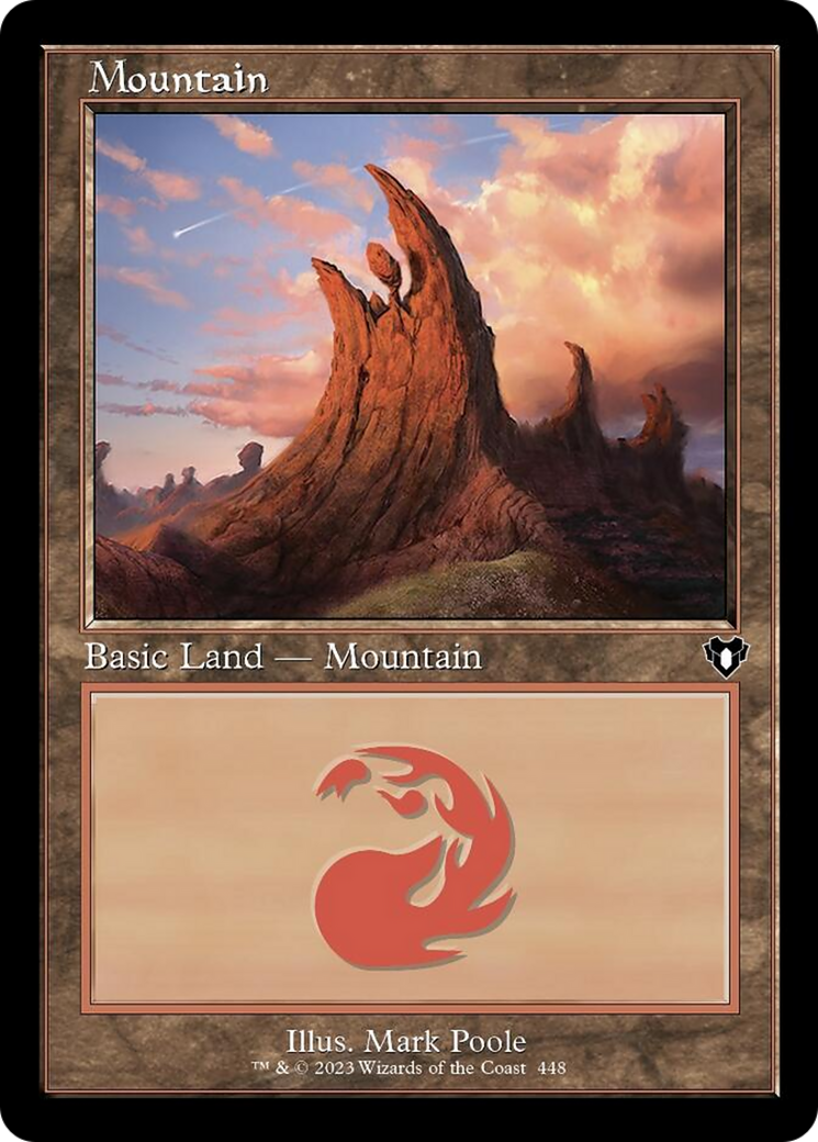 Mountain (448) (Retro) [Commander Masters] | Tabernacle Games