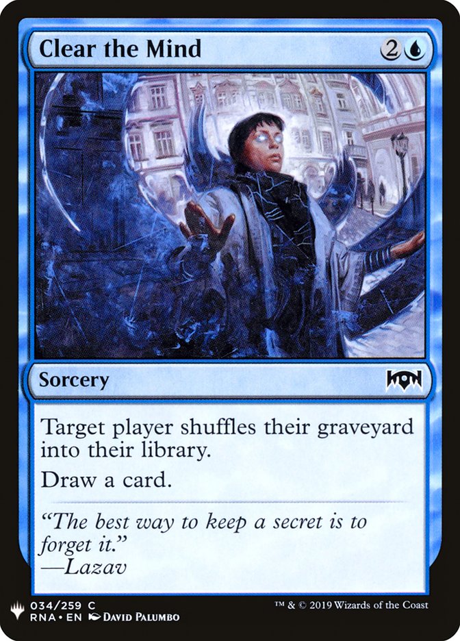 Clear the Mind [Mystery Booster] | Tabernacle Games