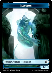 Illusion // Jace Double-Sided Token [Reality Fracture Tokens] | Tabernacle Games
