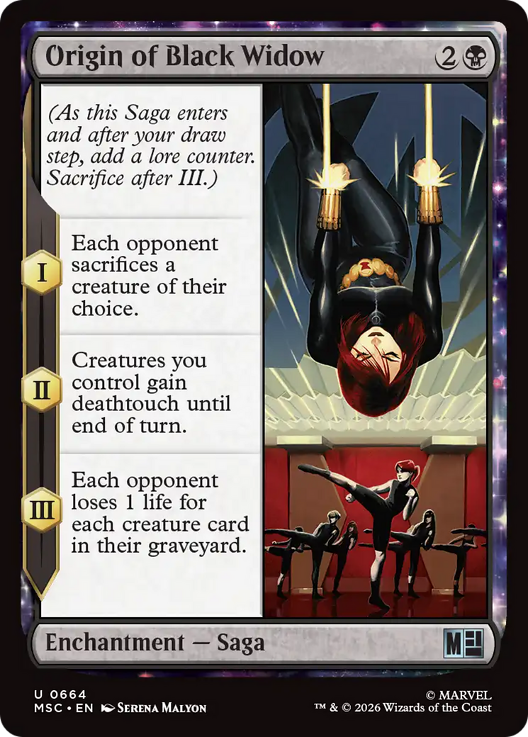 Origin of Black Widow [Marvel Super Heroes Commander] | Tabernacle Games