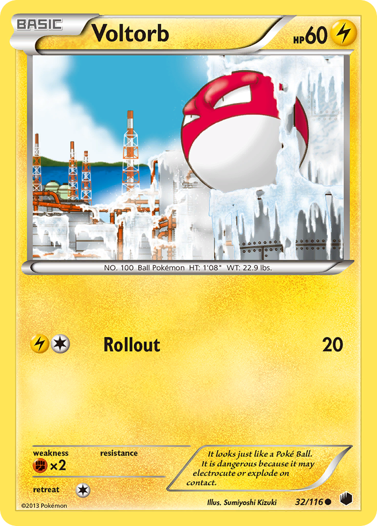 Voltorb (32/116) [Black & White: Plasma Freeze] | Tabernacle Games