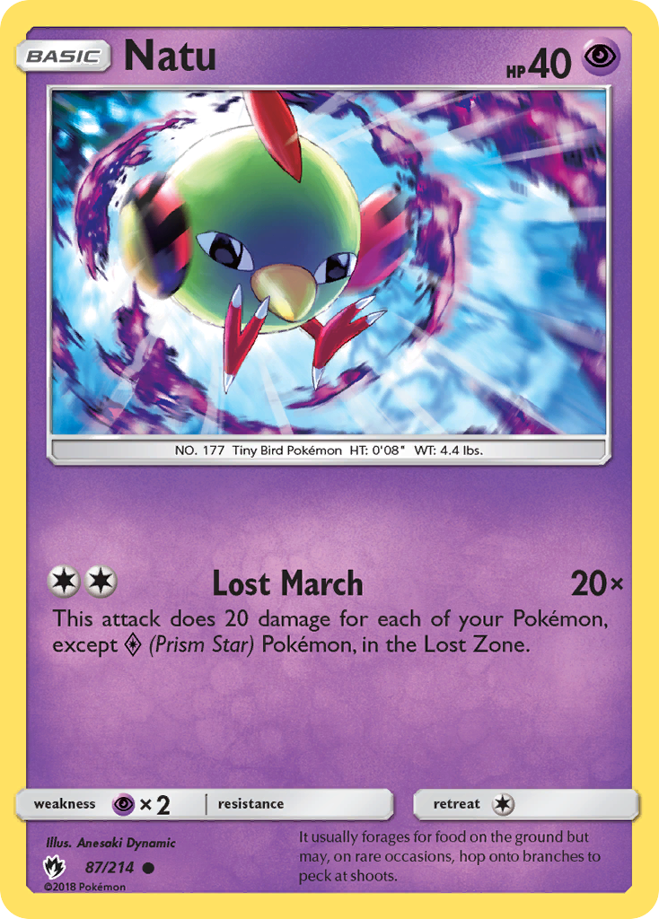 Natu (87/214) [Sun & Moon: Lost Thunder] | Tabernacle Games