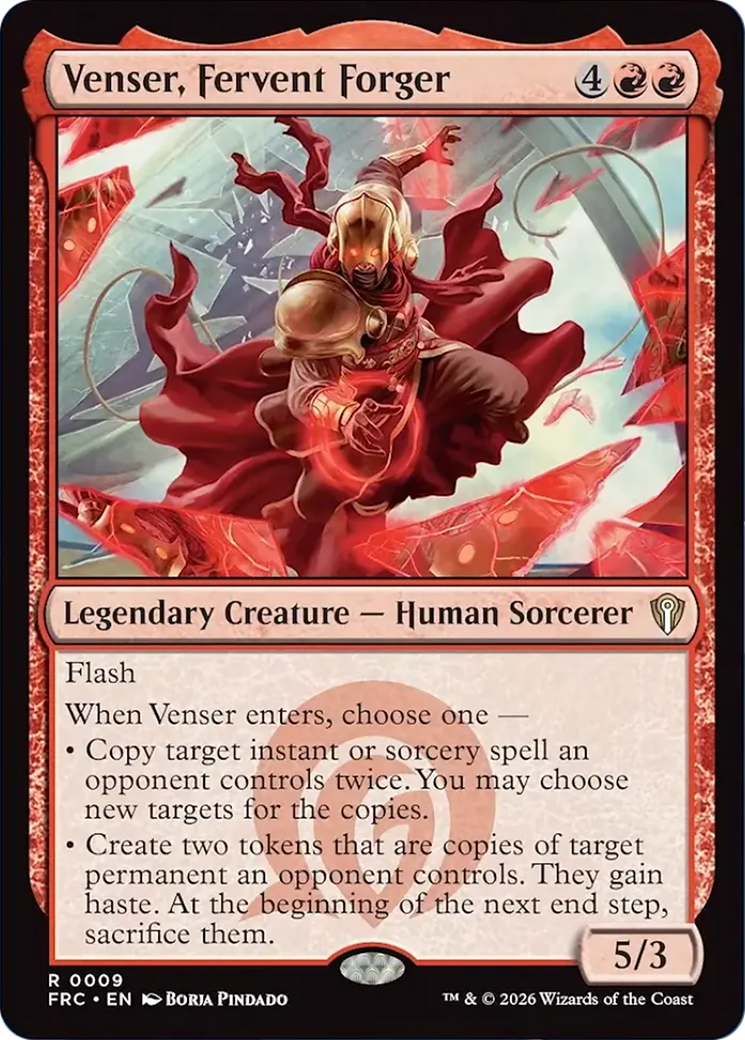 Venser, Fervent Forger [Reality Fracture Commander] | Tabernacle Games