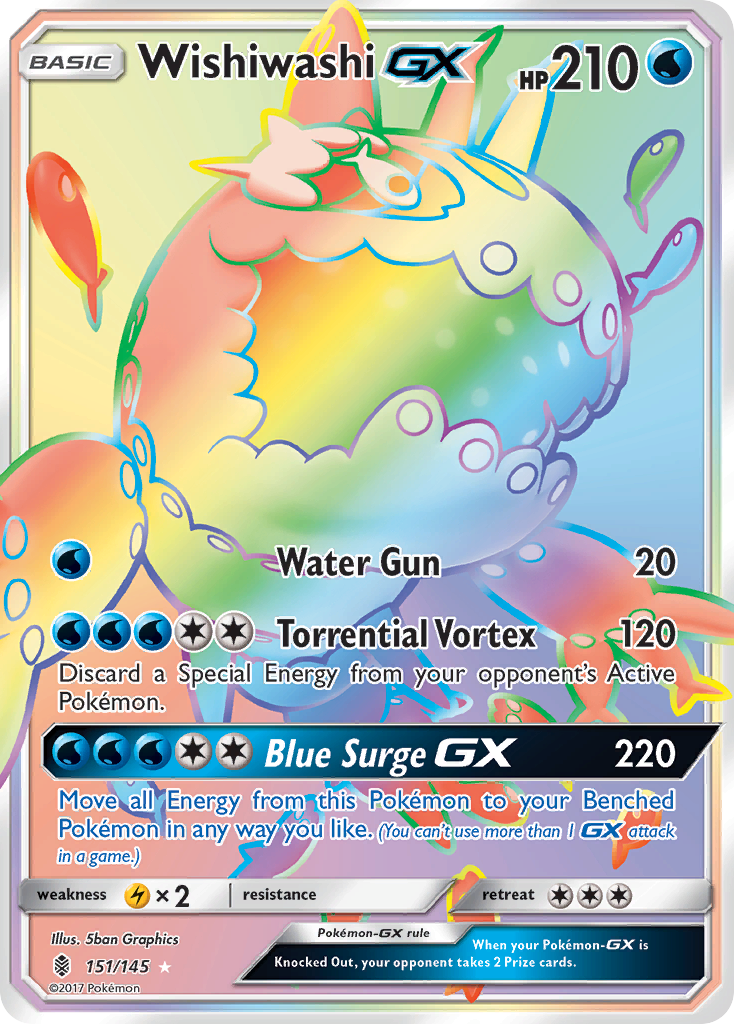 Wishiwashi GX (151/145) [Sun & Moon: Guardians Rising] | Tabernacle Games
