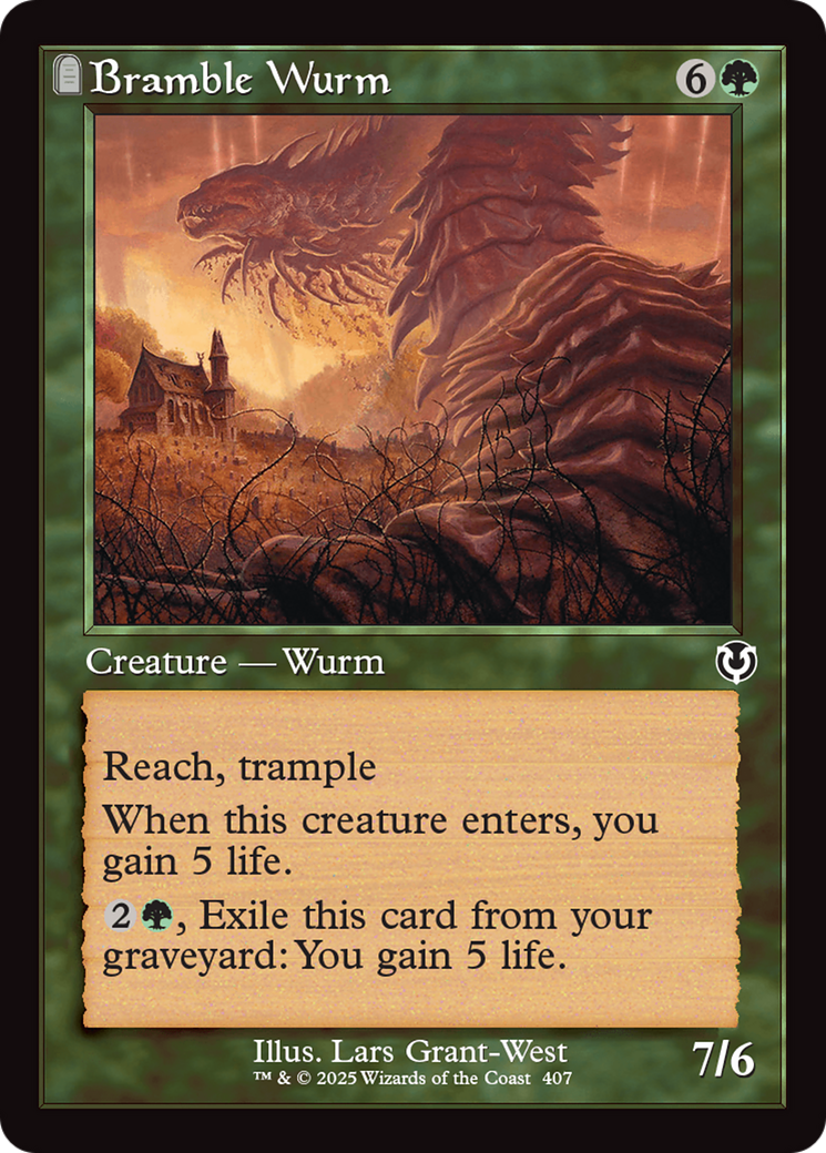 Bramble Wurm (Retro Frame) [Innistrad Remastered] | Tabernacle Games