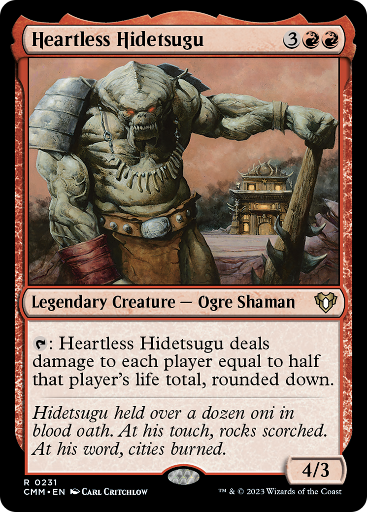 Heartless Hidetsugu [Commander Masters] | Tabernacle Games