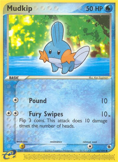 Mudkip (60/109) [EX: Ruby & Sapphire] | Tabernacle Games