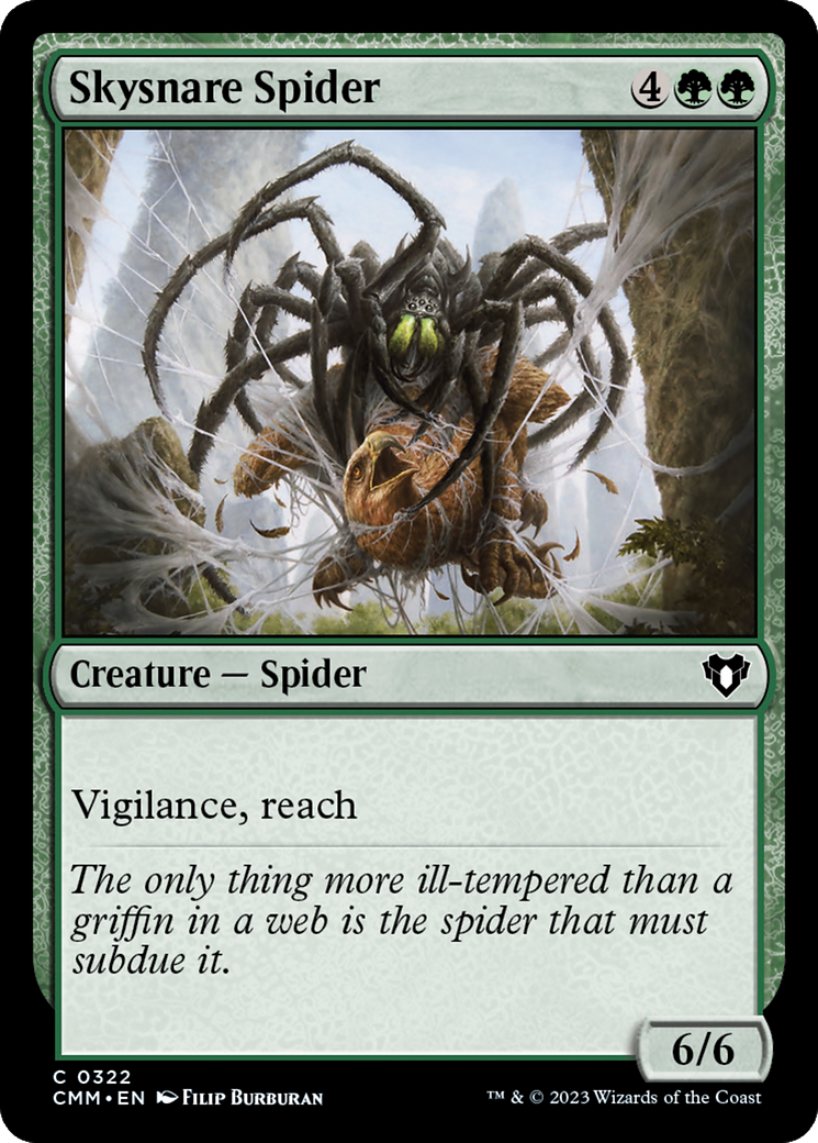 Skysnare Spider [Commander Masters] | Tabernacle Games