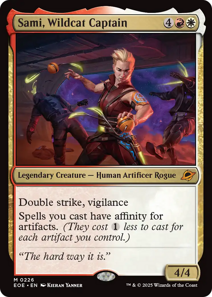 Sami, Wildcat Captain [Edge of Eternities] | Tabernacle Games