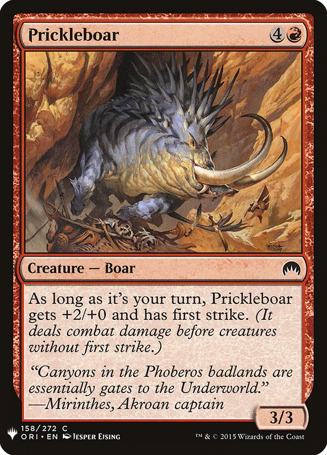 Prickleboar [Mystery Booster] | Tabernacle Games