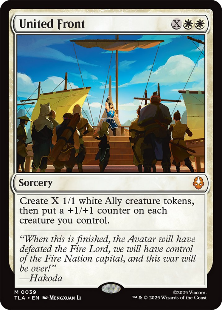 United Front [Avatar: The Last Airbender] | Tabernacle Games