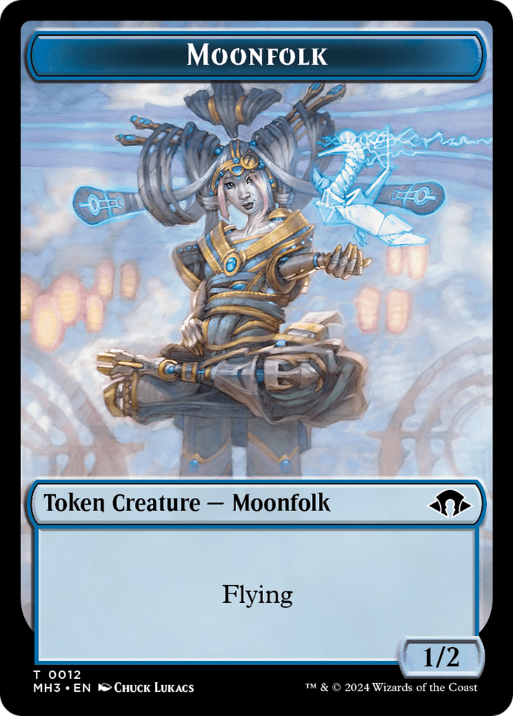 Moonfolk Token [Modern Horizons 3 Tokens] | Tabernacle Games