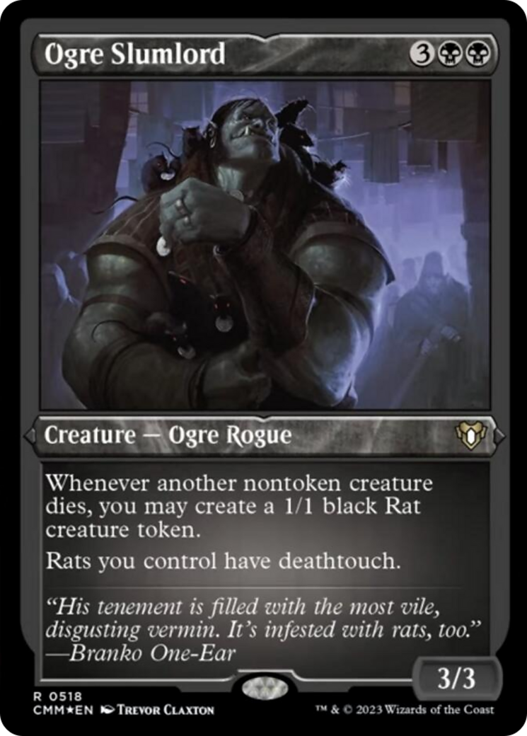 Ogre Slumlord (Foil Etched) [Commander Masters] | Tabernacle Games