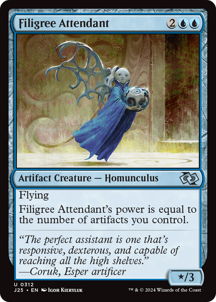 Filigree Attendant [Foundations Jumpstart] | Tabernacle Games